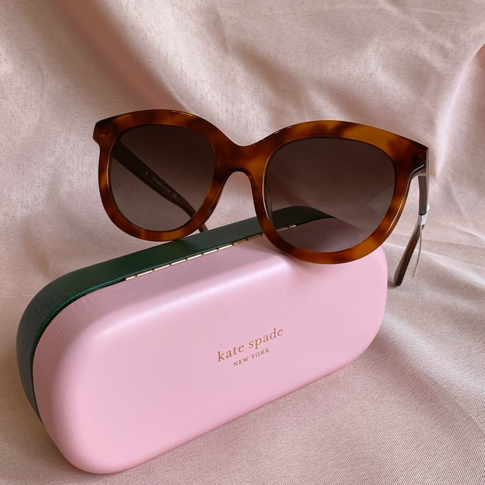 KATE SPADE SUNGLASSES LILLIAN BROWN GRADIENT